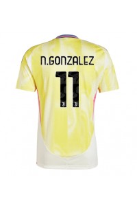 Fotbalové Dres Juventus Nicolas Gonzalez #11 Venkovní Oblečení 2024-25 Krátký Rukáv